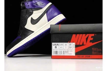 AIR 555088 RETRO - 501 1 AIR JORDAN "COURT JORDAN PURPLE" - 0714